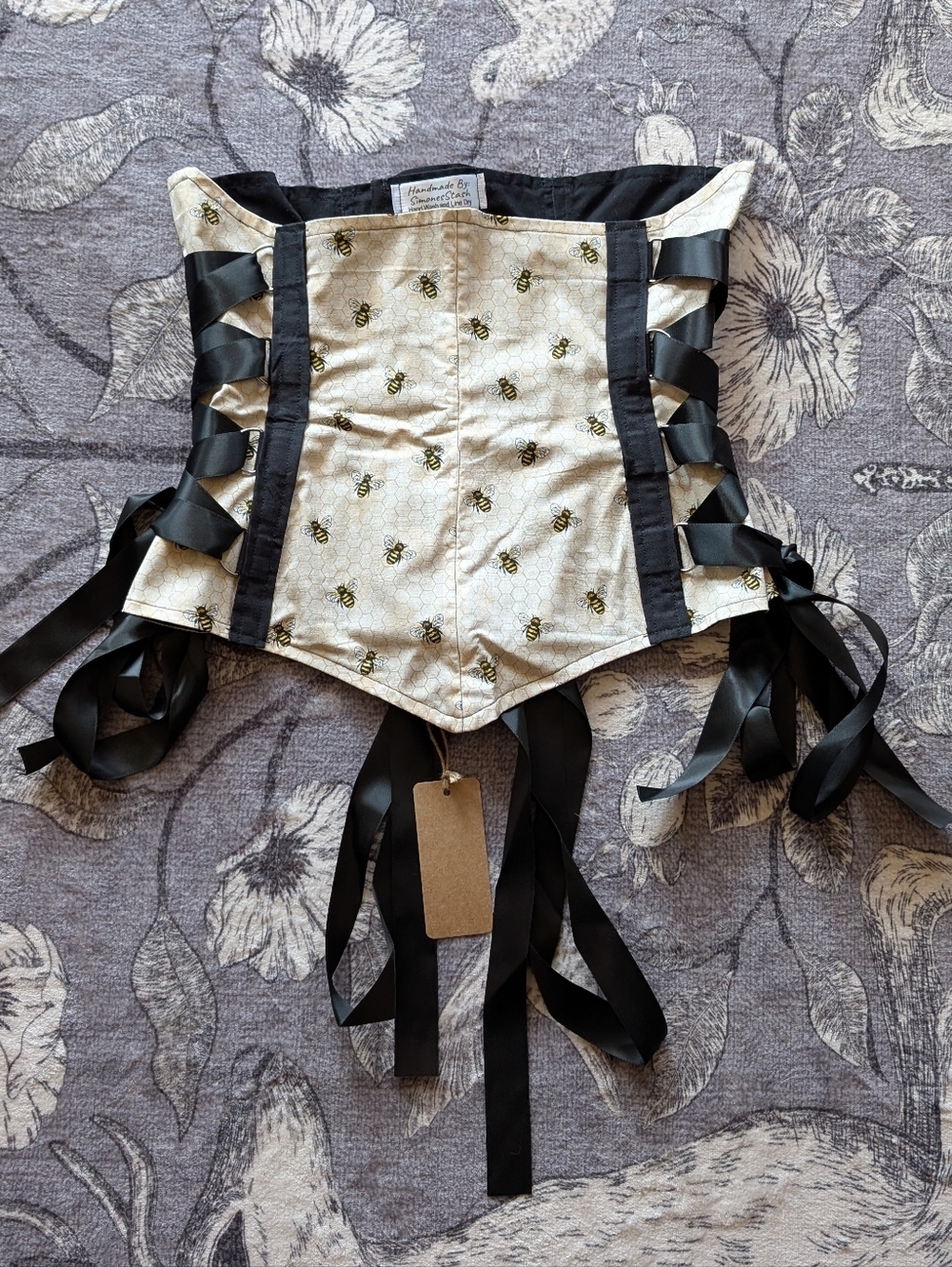 Bumble Bee Corset Top